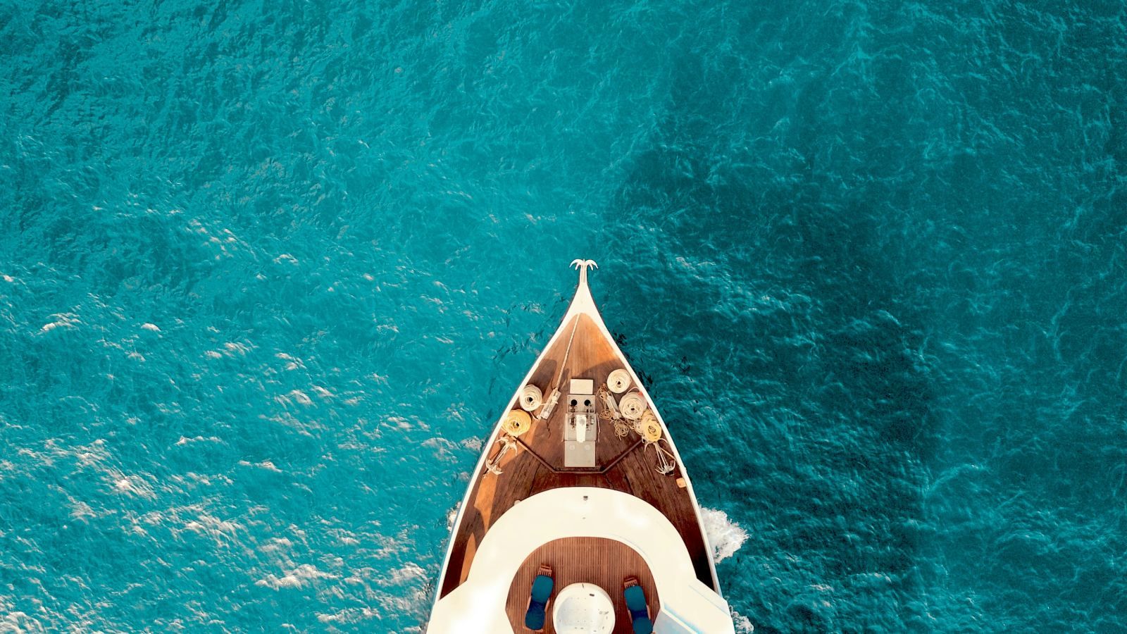 View from a yacht tender through a glacier fjord